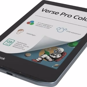 Электронная книга PocketBook Verse Pro Color 6" E Ink Kaleido 3 16GB Wi-Fi серо-синий PB634K3-1-WW