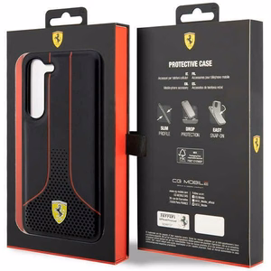 Ferrari FEHCS23SPCSK S23 S911 (m) - juodas kietasis dėklas perforuotas 296 P