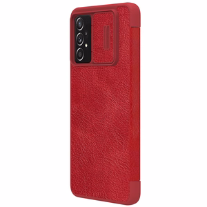 Nillkin Qin кожаный чехол-книжка для Samsung Galaxy A73 красный