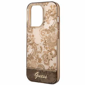 Guess GUHCP14LHGPLHC iPhone 14 Pro 6.1 ochrinis kietasis dėklas Porcelain Collection