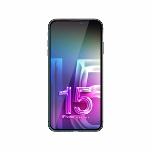 Закалённое стекло 3mk Hard Glass Max Lite Apple iPhone 15 Plus чёрный