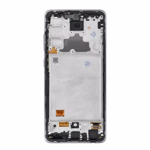 REWA OLED LCD ekranas su rėmeliu, skirtas SAMSUNG A72 4G, juodas