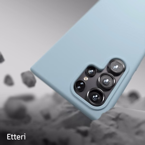 Etteri silikoninis dėklas telefonui Samsung Galaxy S24 Ultra šviesiai mėlynas