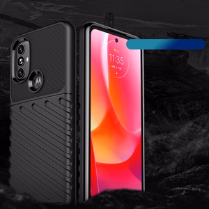 Thunder Case гибкий бронированный чехол для Motorola Moto G Power 2022 чёрный