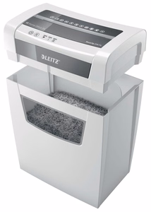 Leitz IQ Home Office P-4 dokumentų naikiklis Smulkinimas mažais gabalėliais 22 cm Balta