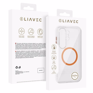 Liavec Pure Dėklas for Samsung Galaxy S26 Ultra oranžinis