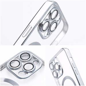 Чехол для Samsung S26 ULTRA Electro Mag Cover совместимый с MagSafe серебряный