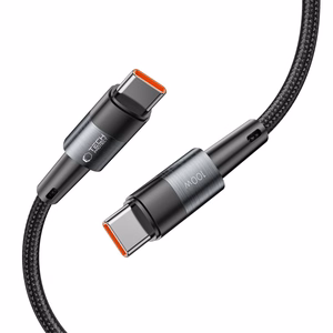 Tech-Protect UltraBoost кабель USB-C USB-C PD 100W 5A 3м - серый