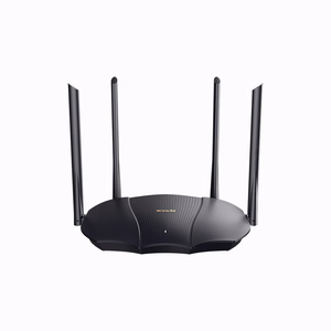 Tenda TX9 PRO belaidis maršrutizatorius Gigabitinis eternetas Dviguba juosta (2,4 GHz / 5 GHz) Juoda