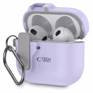 Tech-Protect Slim Hook Чехол для AirPods 4 - фиолетовый