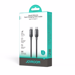 Joyroom S-A62 Lively Series 60W USB-C - USB-C кабель 1.2 m - черный