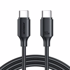 USB кабель Joyroom (S-CC060A9) "USB-C (Type-C) - USB-C (Type-C)" (3A 60W 1m) чёрный