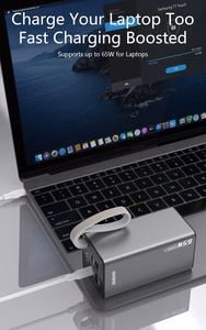 External battery Power Bank Dudao K65+ 65W 30000mAh black