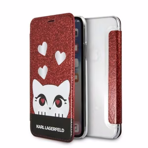 Чехол Karl Lagerfeld Valentine для iPhone X/XS - красный