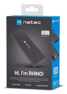 NATEC NKZ-2286 saugojimo diskų korpusas SSD korpusas juodas M.2