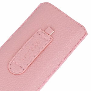 WONDER Deko Pouch Case (Size XL) for Iphone 15/15 Pro/Iphone 16/16 Pro/Samsung S24/S24 Plus/S25/S25 Plus/A53/A55 5G pink