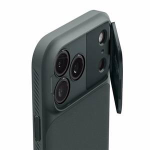 Spigen Optik Armor Magnetinis dėklas telefonui iPhone 17 Pro - žalias