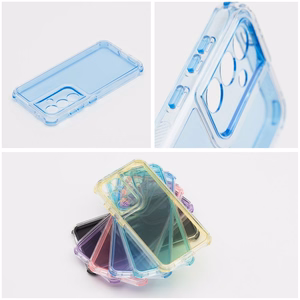 Чехол для Samsung S26 ULTRA Matrix Clear синий