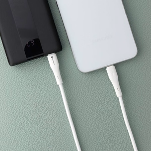 Кабель USB C to USB C Forcell F-Energy QC4.0 PD 5A 100W Silicone 1 m C347 белый