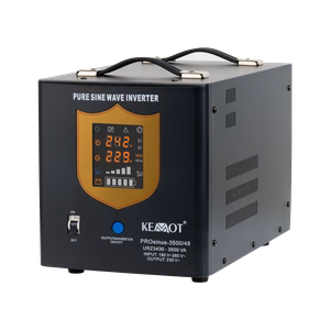 KEMOT PROsinus-3500/48 emergency power supply, pure sine wave inverter with charging, 48 V / 230 V, 3500 VA / 2400 W