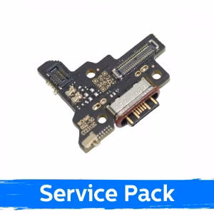 Charging Port Compatible With Xiaomi 13T (with IC) With Flex / Silver / (Service Pack)