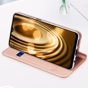 Dux Ducis Skin Pro knygos tipo dėklas Samsung Galaxy A03s auksinis