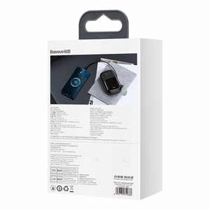 Baseus Qpow Pro 20000mAh išorinė baterija, USB + USB-C, PD 22,5W, su USB-C laidu (PPQD060301), juoda