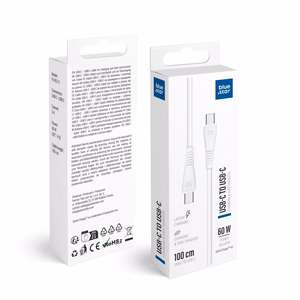 Кабель USB-C — USB-C Blue Star 3A 60W QC4.0 1 м PJ-DQ1-C белый