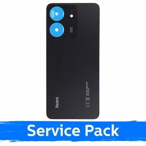 Задняя крышка для Xiaomi Redmi 13C / Midnight Black / (Service Pack)