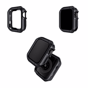 Minkštas tvirtas dėklas laikrodžiui Apple Watch 42 mm (Series 10) - juodas