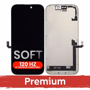 LCD Display Compatible With iPhone 17 Black (SOFT OLED / Stable 120Hz / Premium) *Self-Diagnosable*