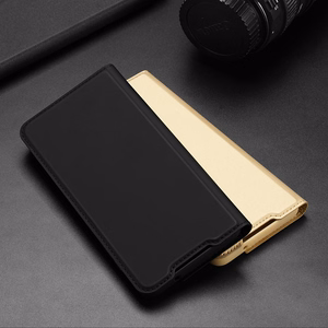 Dux Ducis Skin Pro dėklas atverčiamas dėklas Samsung Galaxy S22 + (S22 Plus) auksinis