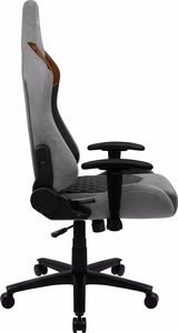 Aerocool DUKE AeroSuede Universali kompiuterinių žaidimų kėdė Juoda, Ruda, Pilka