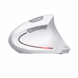 Trust Verto Vertical ergonominė belaidė pelė balta (25132)