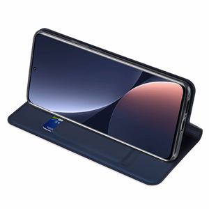 Чехол Dux Ducis Skin Pro для Xiaomi 13 Pro с подставкой для бумажника с флип-картой синий
