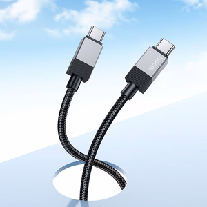 Кабель USB C to USB C Hoco 3A 60W 1 m X110 черный
