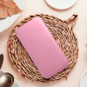 Dvigubos kišenės dėklas telefonui XIAOMI Redmi Note 13 Pro Plus 5G šviesiai rožinis