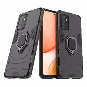 Ring Armor dėklas telefonui su stovu Samsung Galaxy A72 4G juodas