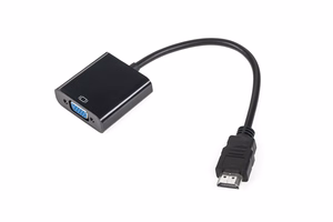 Переходник HDMI-штекер — VGA-гнездо с аудиовыходом