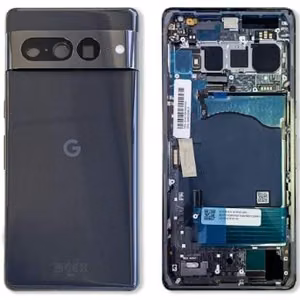Galinis dangtelis Google Pixel 7 Pro juodas originalus (naudotas Grade B)