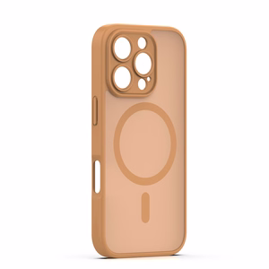 Mag Matt dėklas iPhone 16 Pro 6,3" rudas