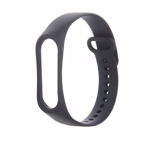 Silikoninė juosta Xiaomi Mi Band 3 / 4 juoda