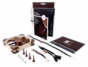 Noctua NF-S12A PWM kompiuterio aušinimo komponentas, korpuso ventiliatorius 12 cm rudas