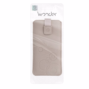 WONDER Deko Pouch чехол (размер XXL) для Samsung S25 Ultra/S24 Ultra/M35/M23/A16 5G/Xiaomi Redmi 14C капучино
