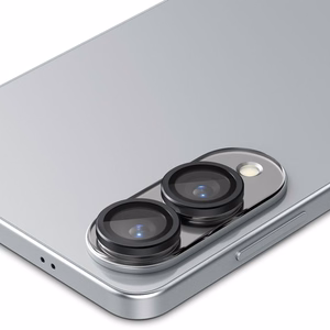Spigen Optik Pro GLAS.TR "Ez Fit" 2 rinkinys kameros dangtelis Samsung Galaxy S25 Edge - juodas