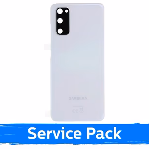 Galinis dangtelis suderinamas su Samsung G980 (G981) S20 / Cloud balta / (Service Pack)
