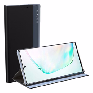 Dėklas telefonui knygos tipo su išmaniuoju langu Xiaomi Redmi K40 Pro+ / K40 Pro / K40 / Poco F3 - rožinis