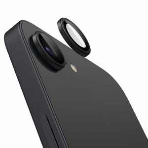 Spigen Optik Pro GLAS.TR "Ez Fit" Camera Cover 2-pack for iPhone 16e / 17e - Black