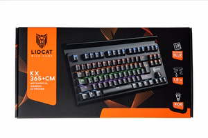 Liocat KX 365 CM žaidimų klaviatūra, mechaninė QWERTY, juoda