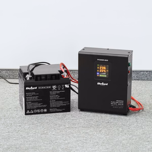 Rebel POWER-800 wall-mounted emergency power supply, pure sine wave inverter with charging, 12 V / 230 V, 800 VA / 500 W